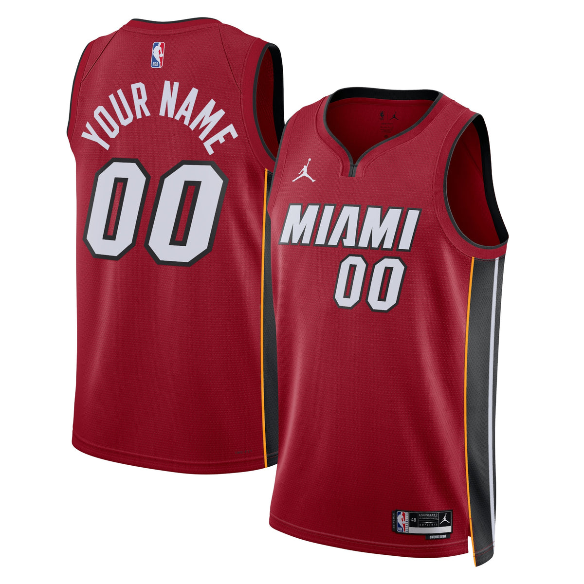 Miami Heat Jordan Statement Swingman Jersey - Custom - Unisex