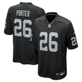 Las Vegas Raiders Darien Porter Nike Black Team Game Jersey