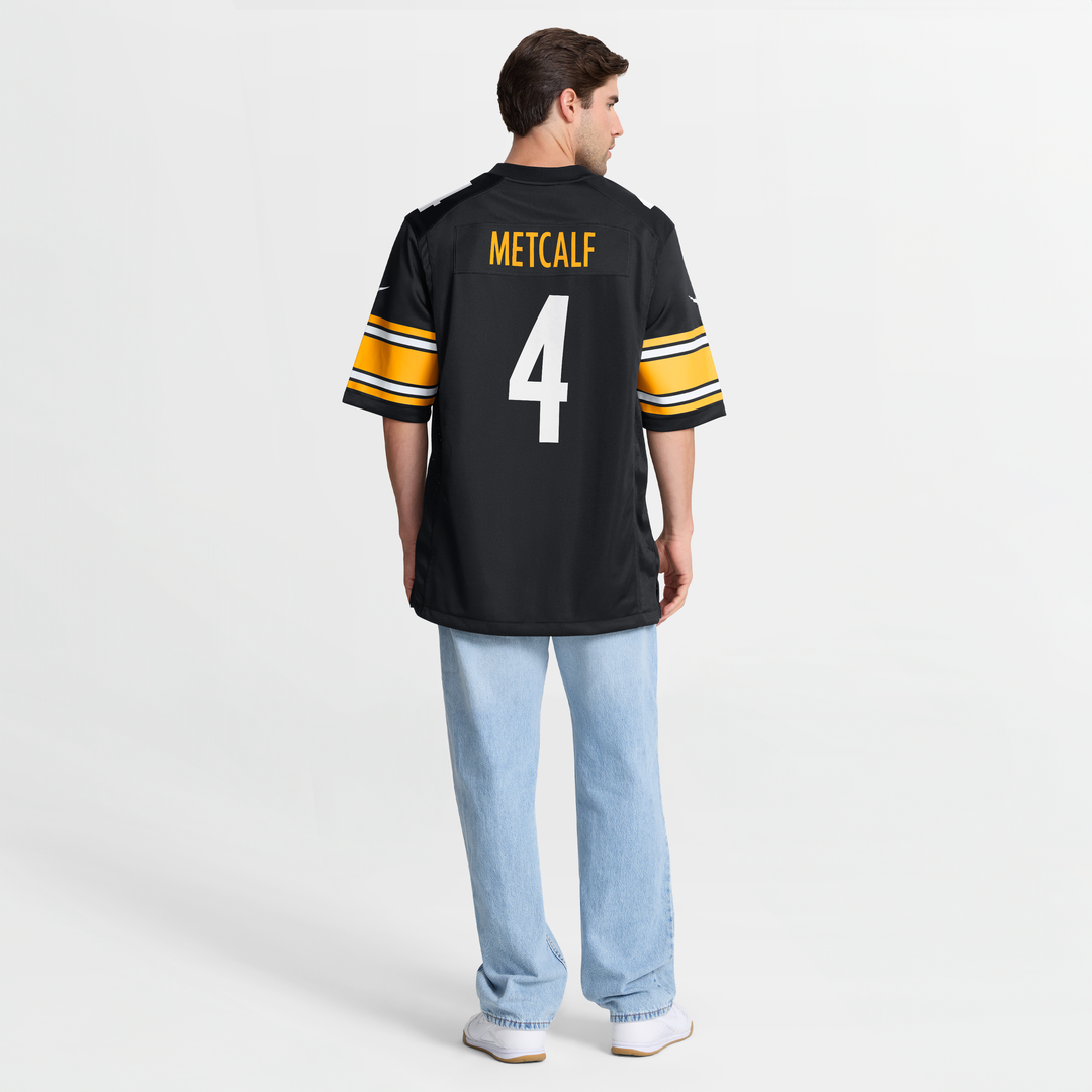 Pittsburgh Steelers DK Metcalf Nike Gold Alternate 1933 Throwback Game Jersey