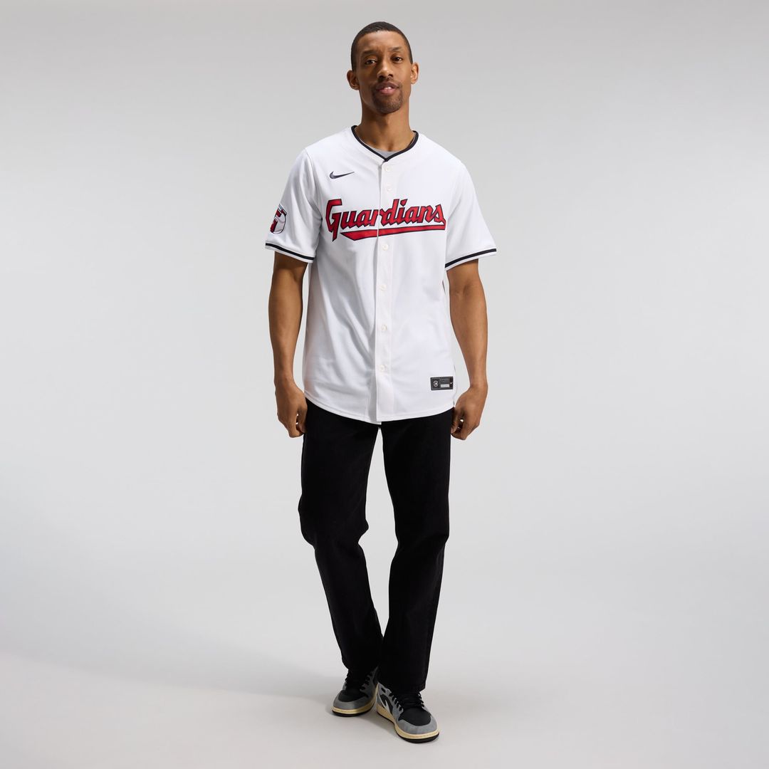Cleveland Guardians Jose Ramirez Nike White Home Limited Player Jersey