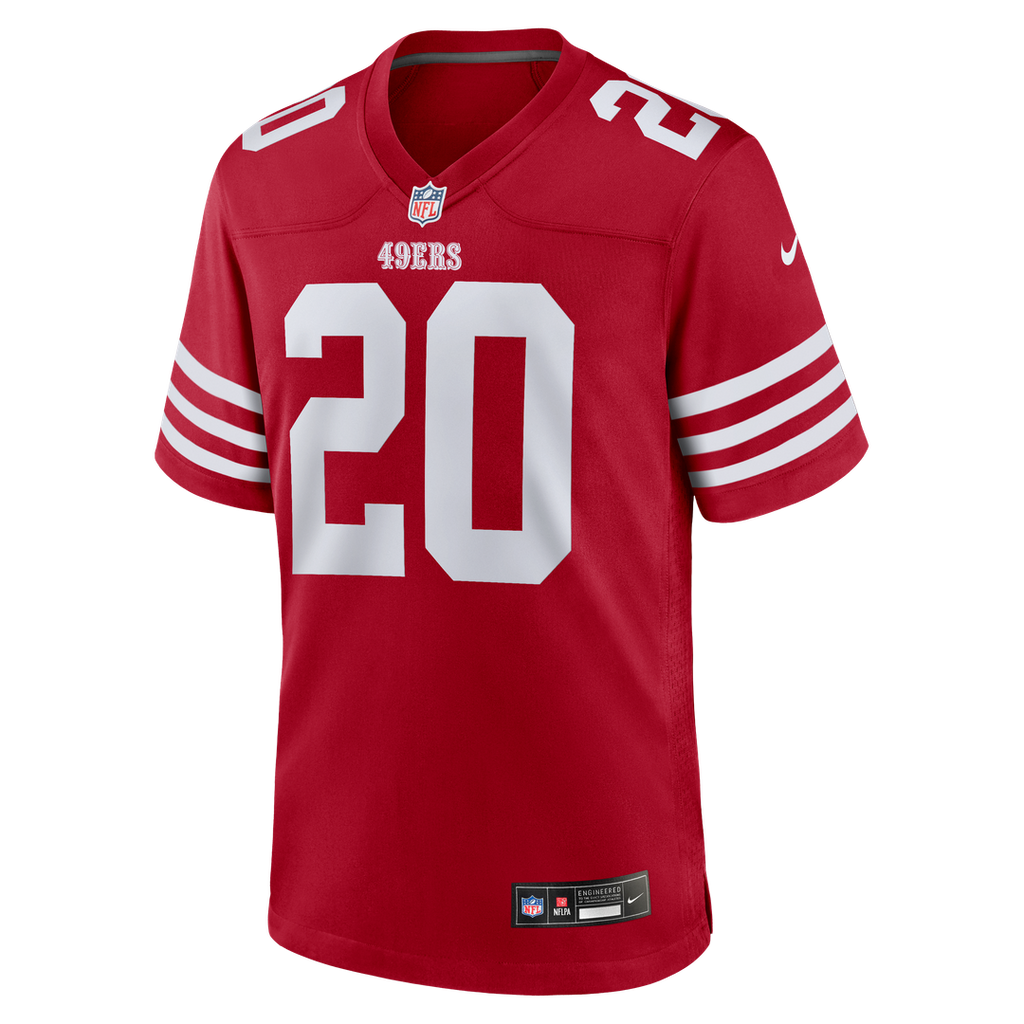 San Francisco 49ers Upton Stout Nike Scarlet Team Game Jersey