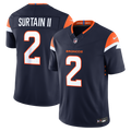 Denver Broncos Pat Surtain II Nike Navy Alternate Vapor F.U.S.E. Stitched Limited Jersey