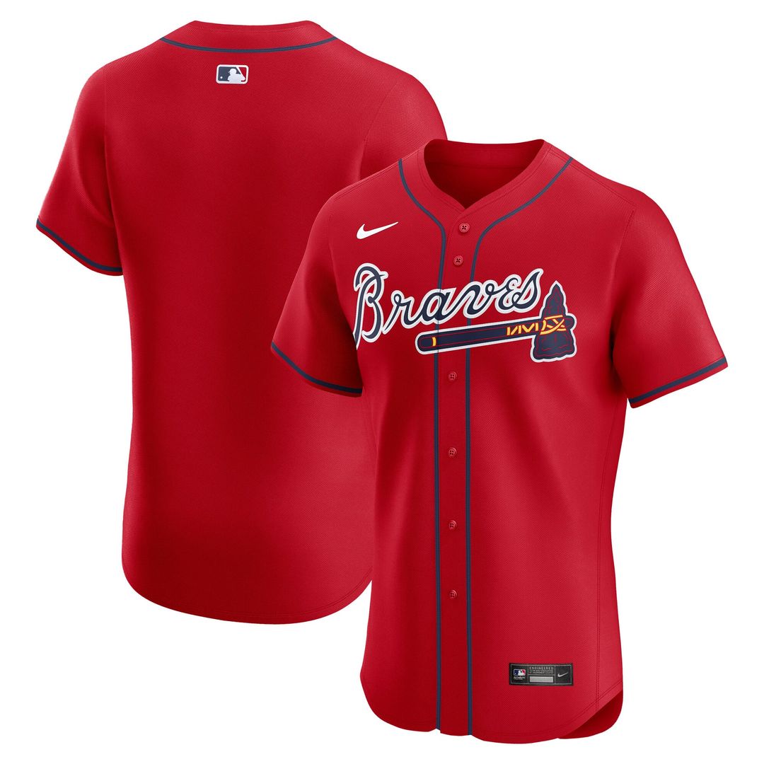 Atlanta Braves Nike White Home Elite Jersey