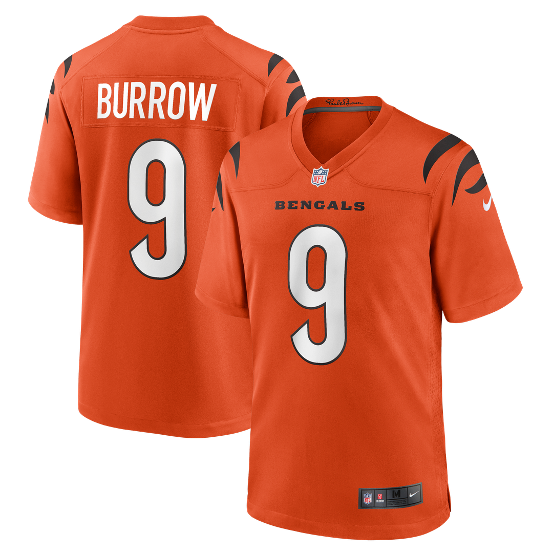 Cincinnati Bengals Joe Burrow Nike White Game Jersey