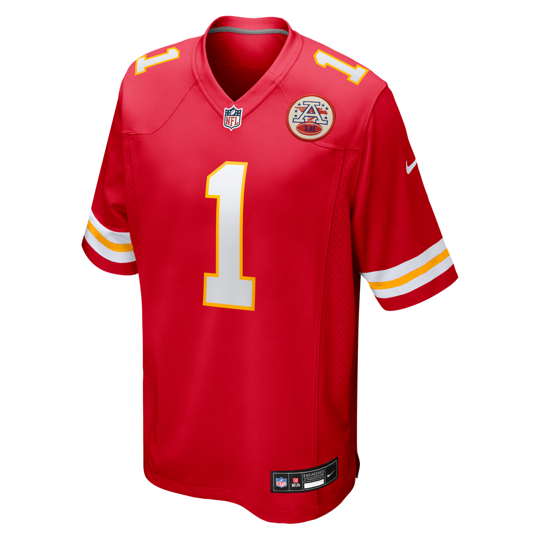 Kansas City Chiefs Number 1 Groom Nike Red Game Jersey