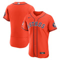 Houston Astros Nike Orange Alternate Sponsor Patch Authentic Jersey