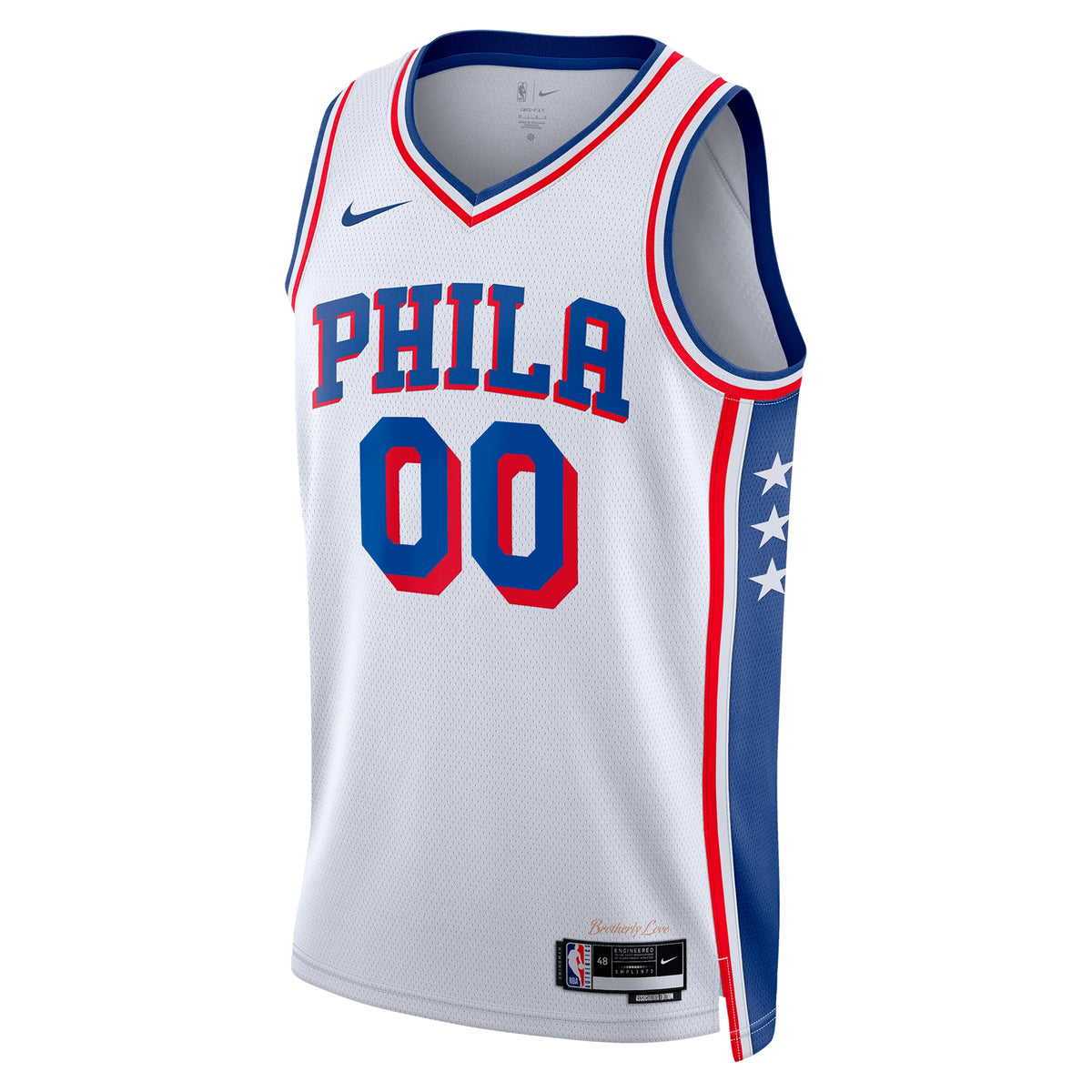 Philadelphia 76ers Nike Association Swingman Jersey - Custom - Unisex