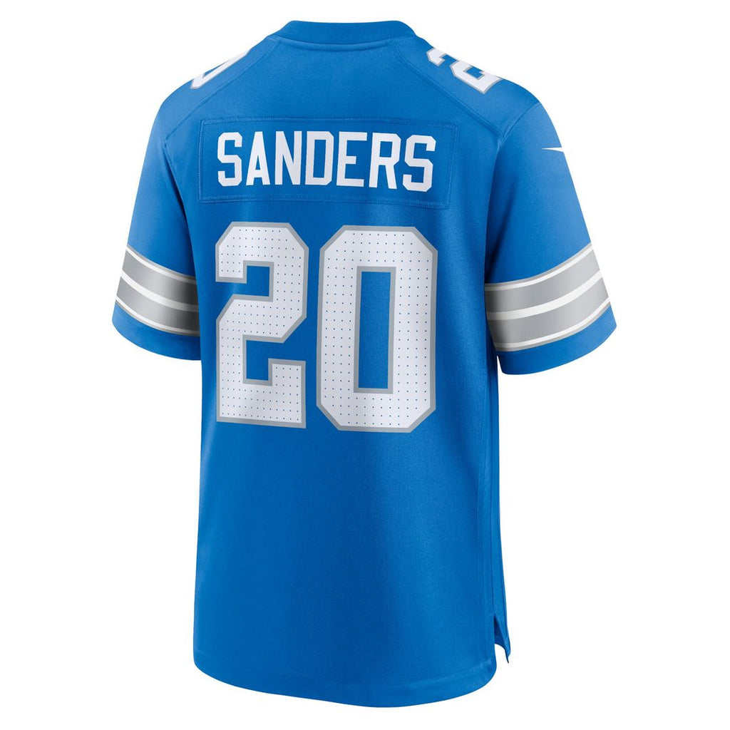 Detroit Lions Barry Sanders Nike Black 2nd Alternate Retired Player Game Jersey