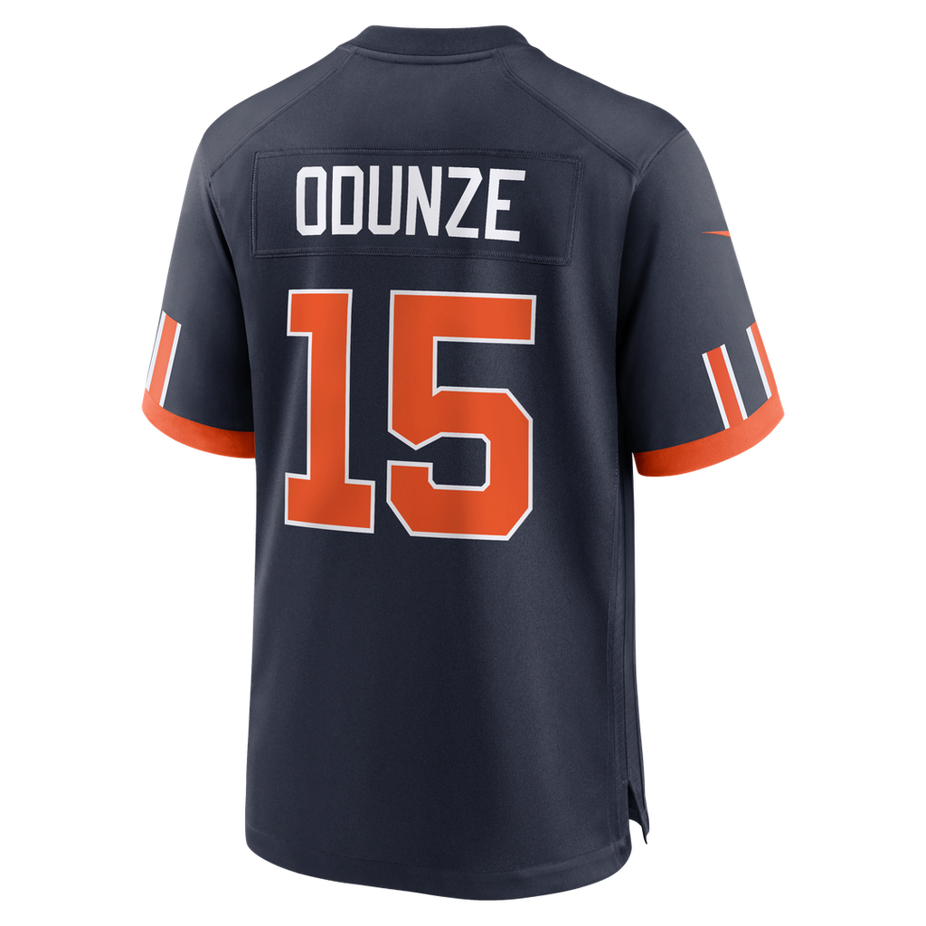Chicago Bears Rome Odunze Nike Navy 2026 Rivalries Collection Game Jersey