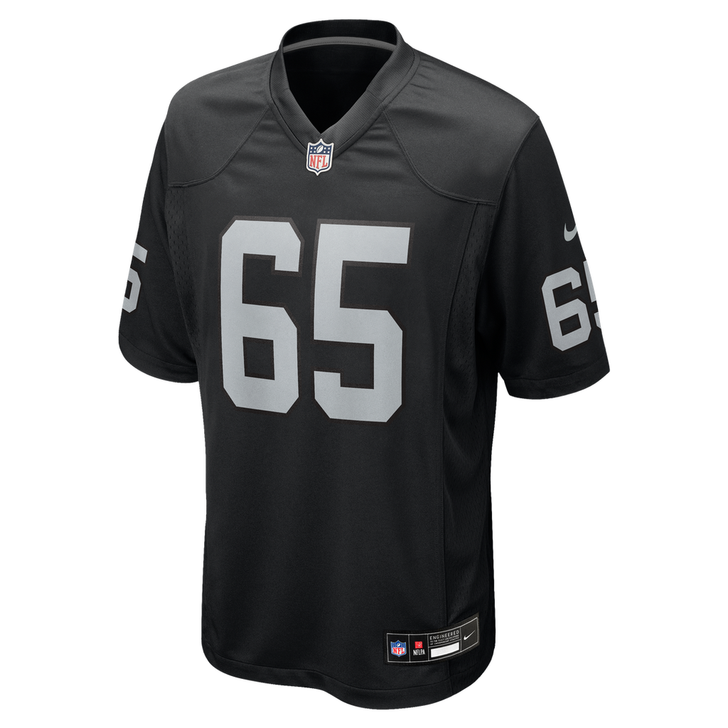 Las Vegas Raiders Tyler Linderbaum Nike Black Team Game Jersey