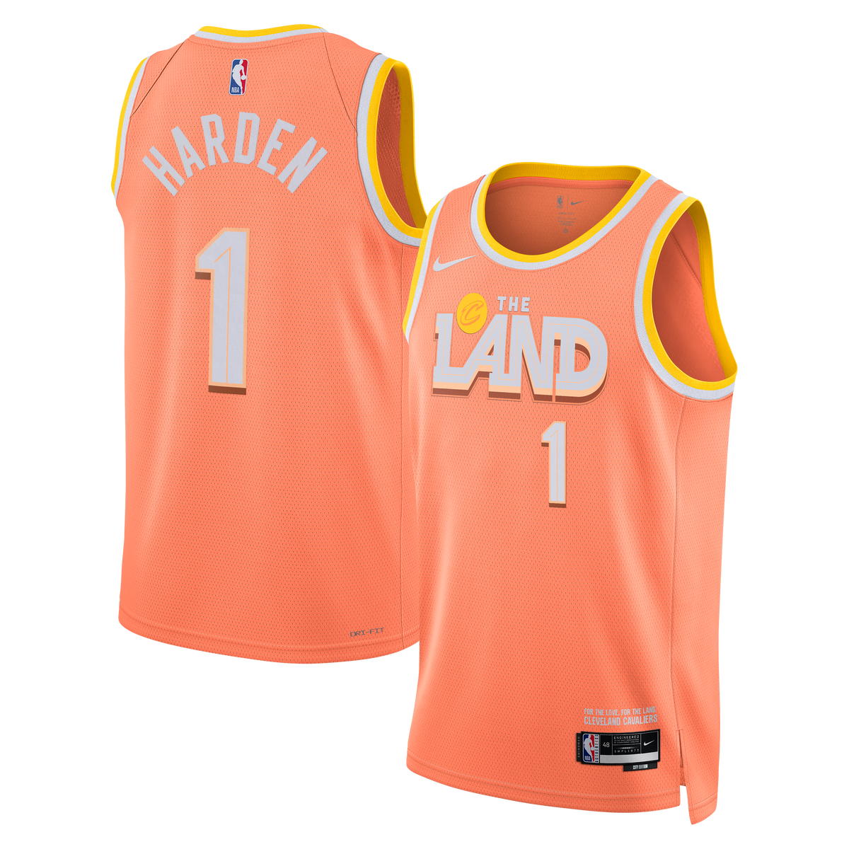 Nike Cleveland Cavaliers 2025/26 City Edition Swingman Jersey - Custom - Unisex - James Harden