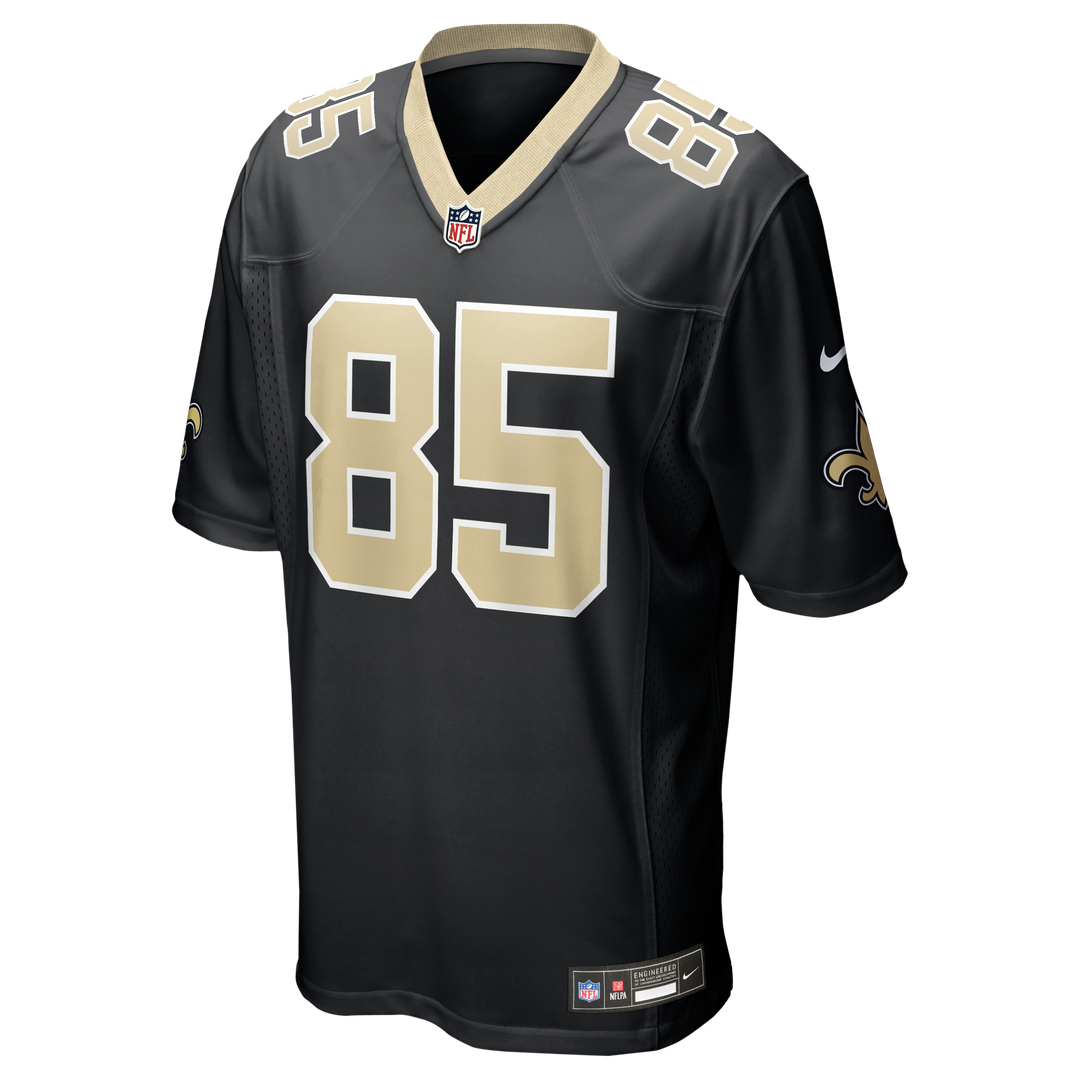 New Orleans Saints Jontre Kirklin Nike Black Team Game Jersey