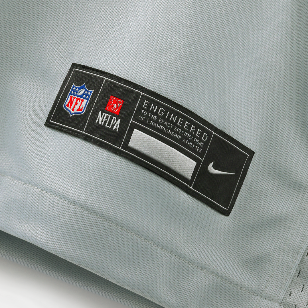 Detroit Lions Jack Campbell Nike Silver 2026 Rivalries Collection Game Jersey