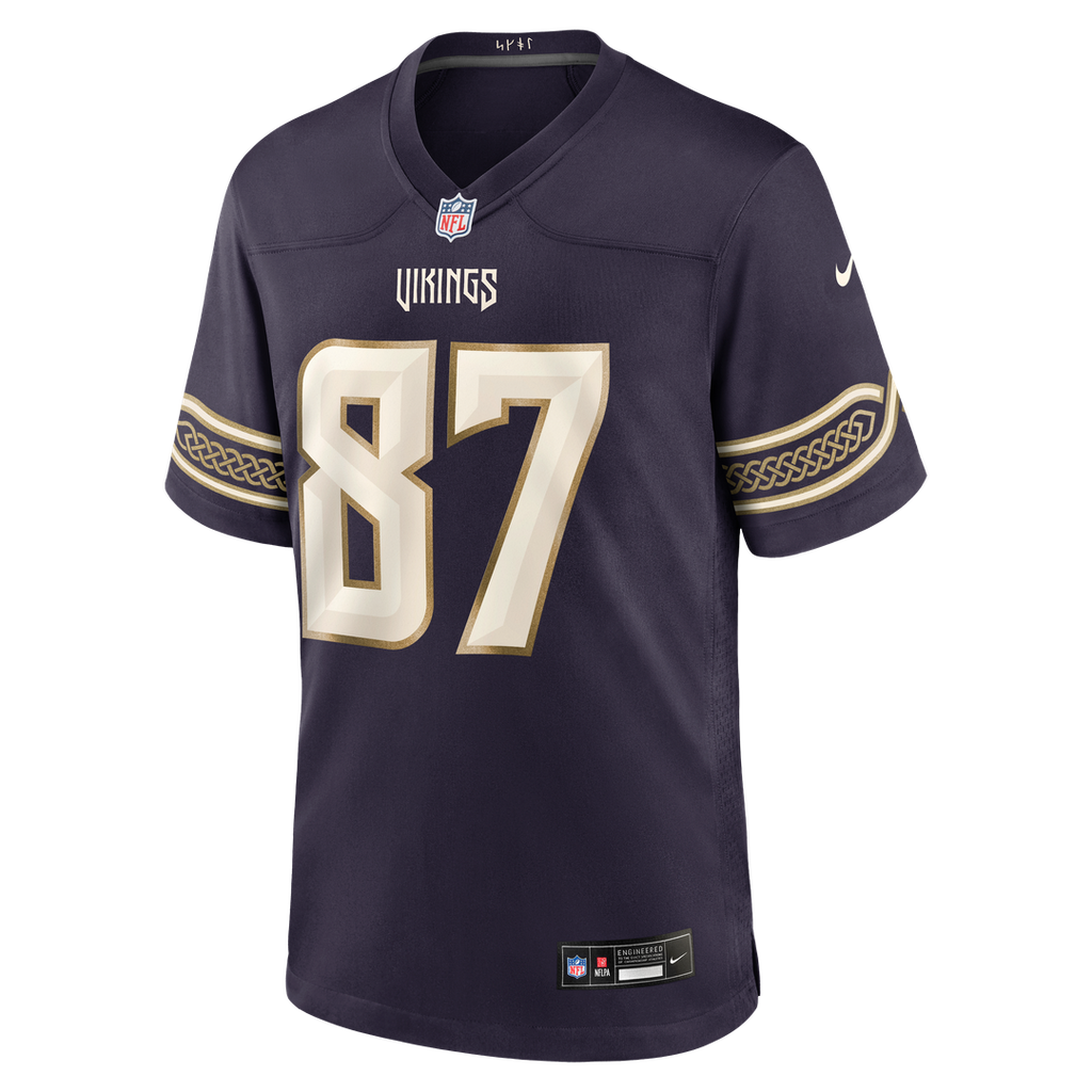 Minnesota Vikings T.J. Hockenson Nike Purple 2026 Rivalries Collection Game Jersey