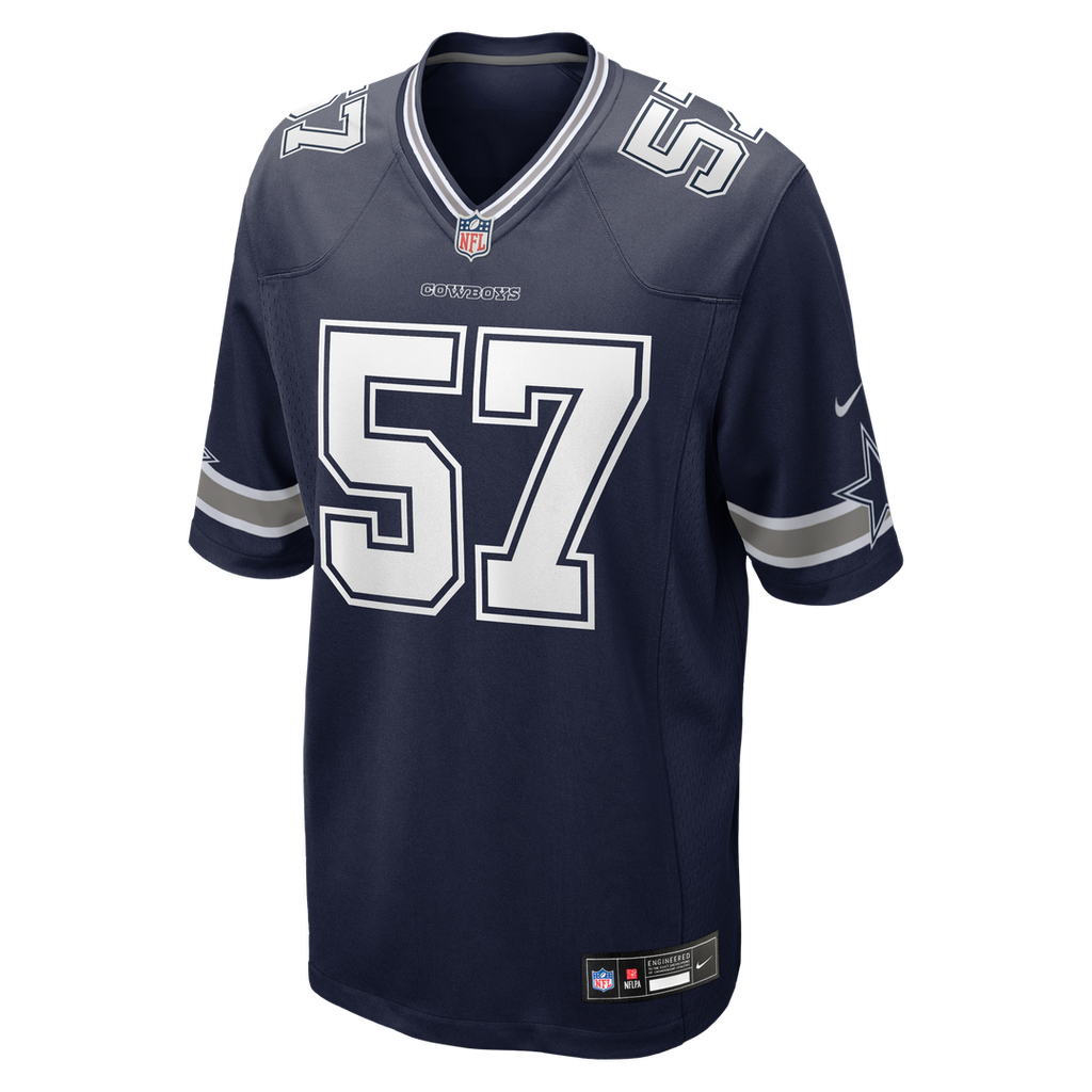 Dallas Cowboys Malachi Lawrence Nike Navy Team Game Jersey