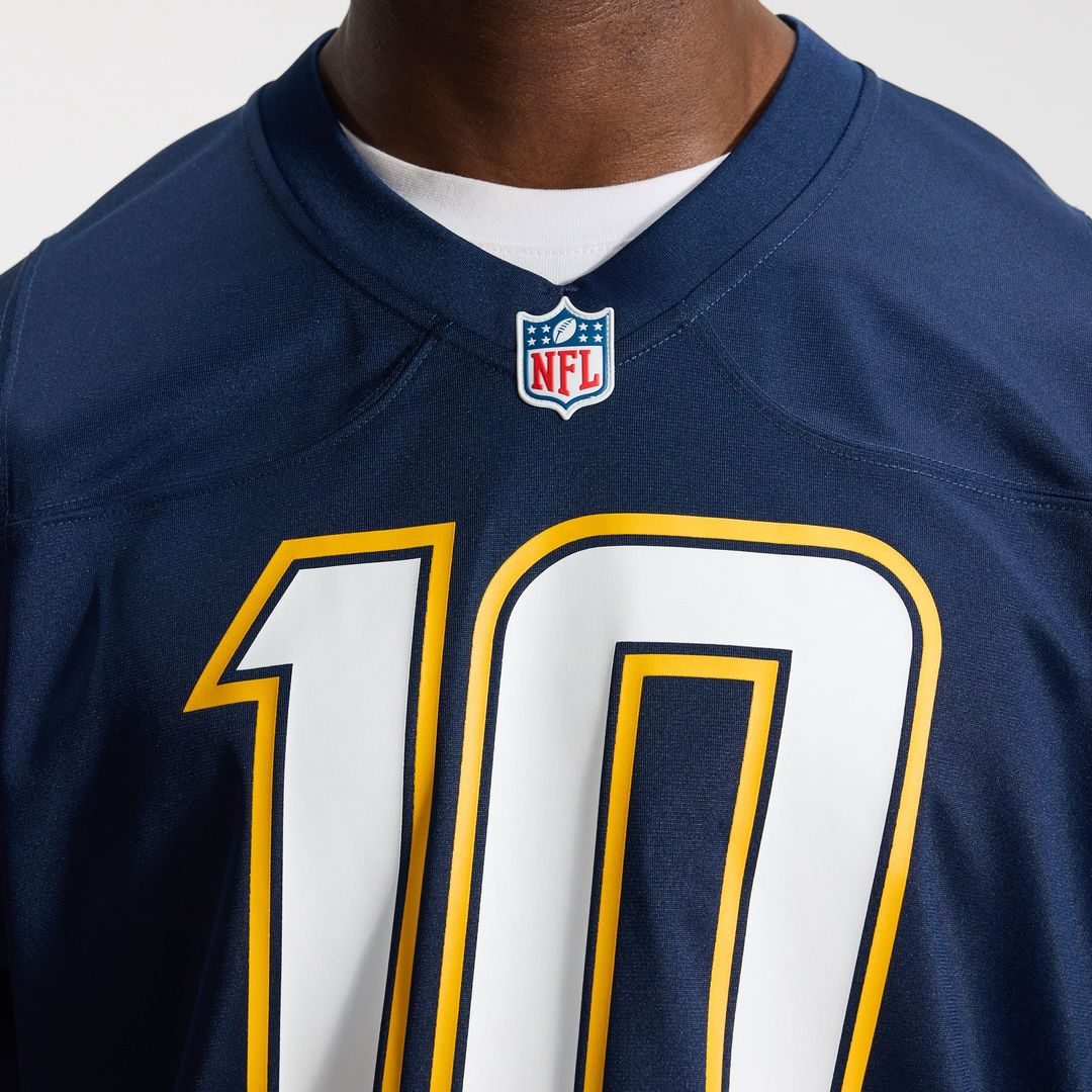 Los Angeles Chargers Justin Herbert Nike Powder Blue Player Game Jersey