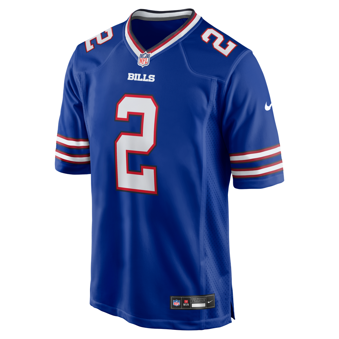 Buffalo Bills Tyler Bass Nike Royal Game Player Jersey