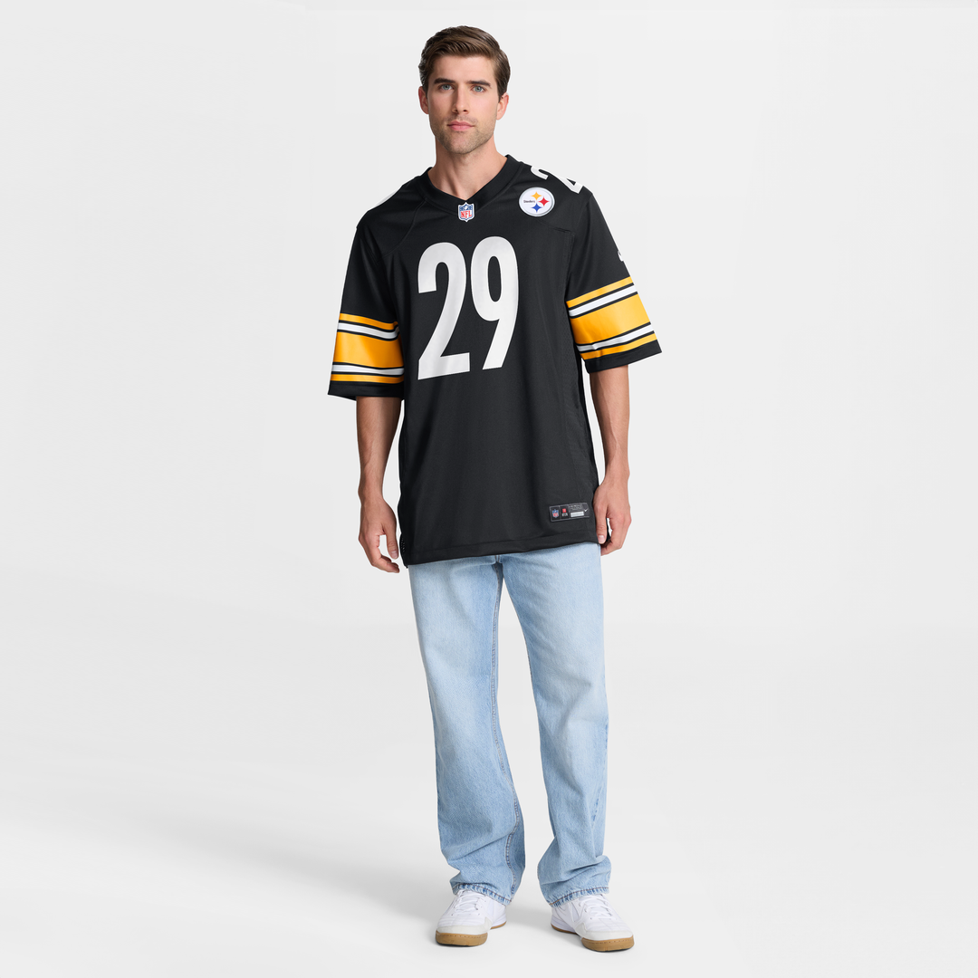 Pittsburgh Steelers Eli Heidenreich Nike Black Team Game Jersey