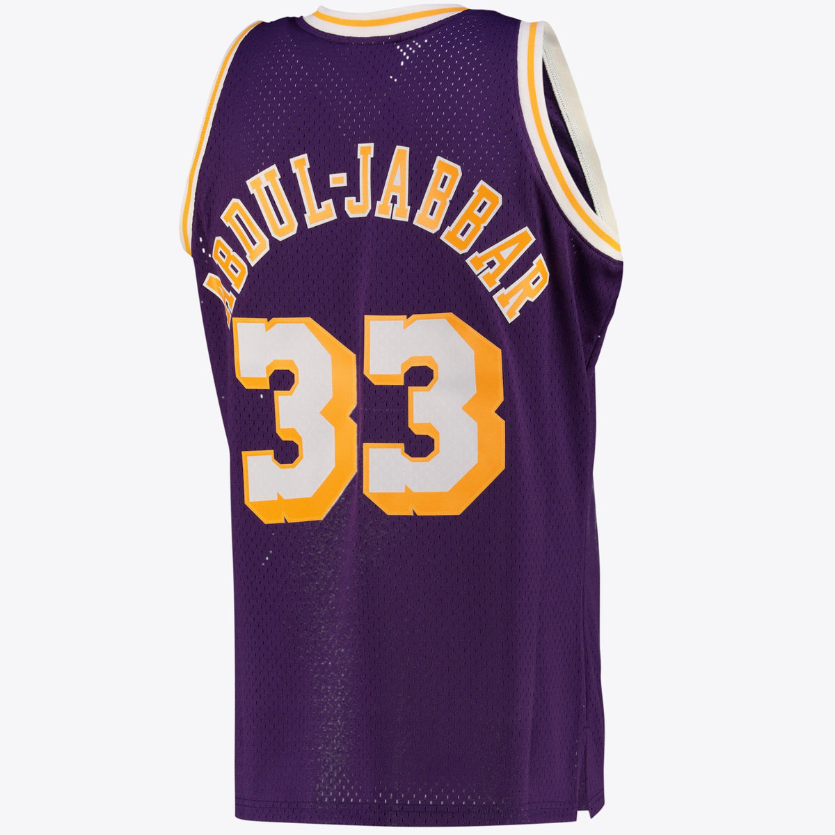 Los Angeles Lakers Kareem Abdul-Jabbar Alternate Swingman Jersey By Mitchell & Ness - Purple