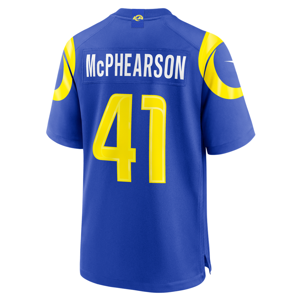 Los Angeles Rams Zech McPhearson Nike Royal Team Game Jersey