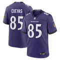Baltimore Ravens Josh Cuevas Nike Purple Team Game Jersey