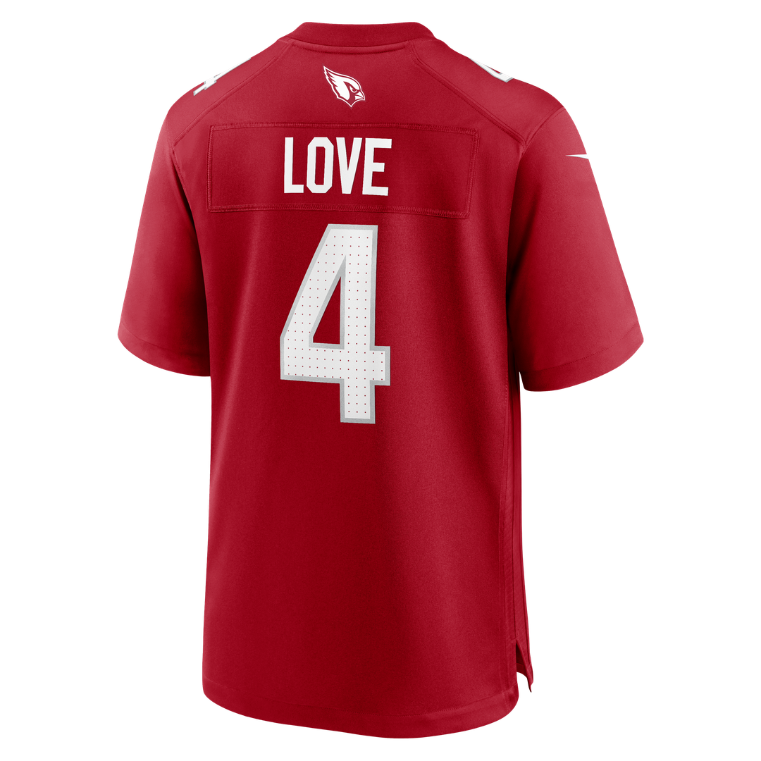 Arizona Cardinals Jeremiyah Love Nike Black Alternate Game Player Jersey