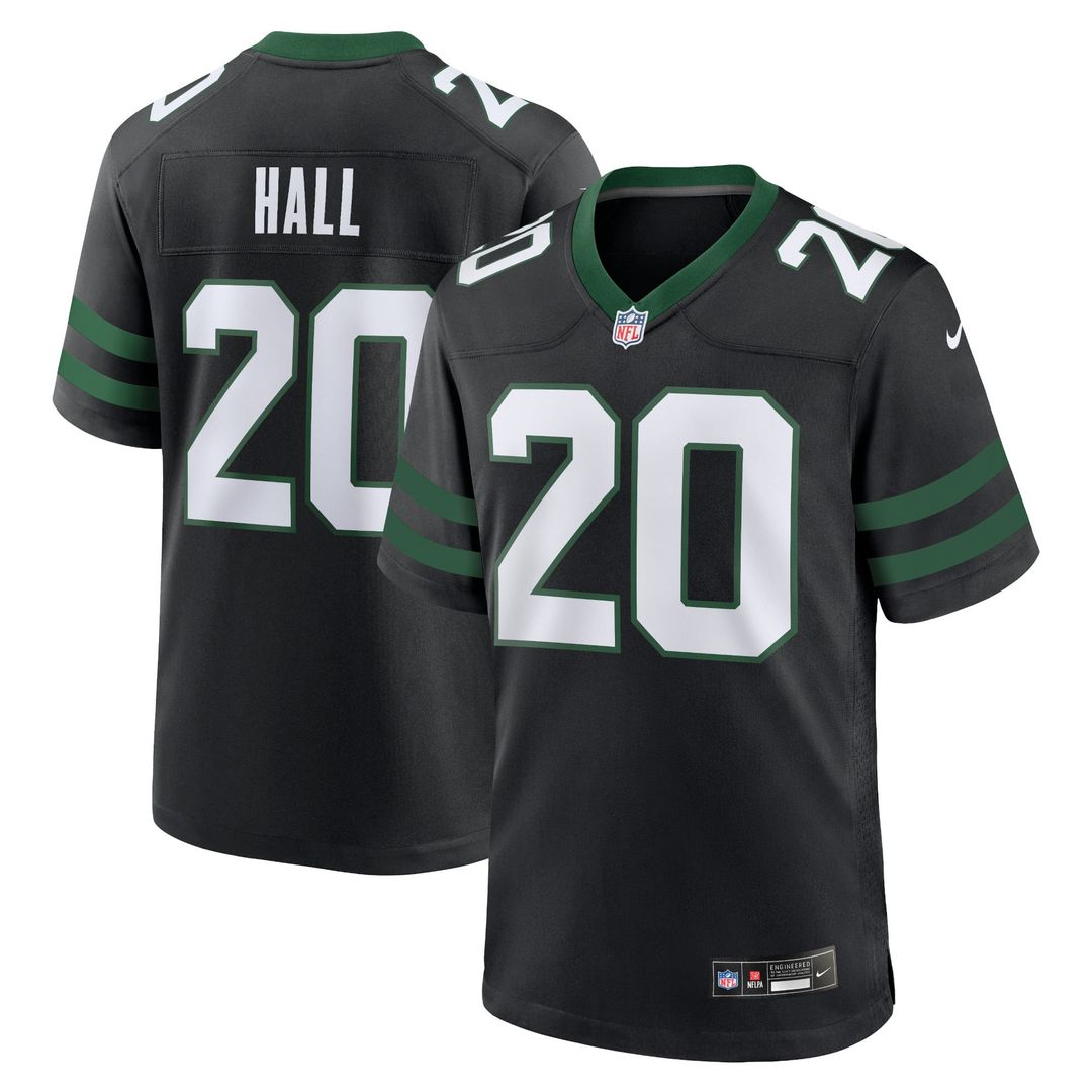 New York Jets Breece Hall Nike Legacy White Game Jersey