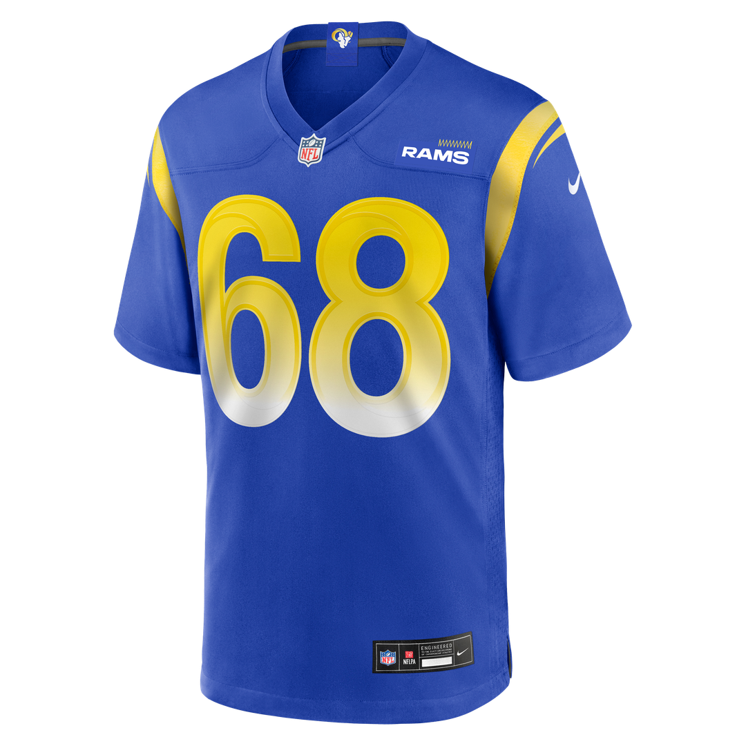 Los Angeles Rams Mike McAllister Nike Royal Home Game Jersey