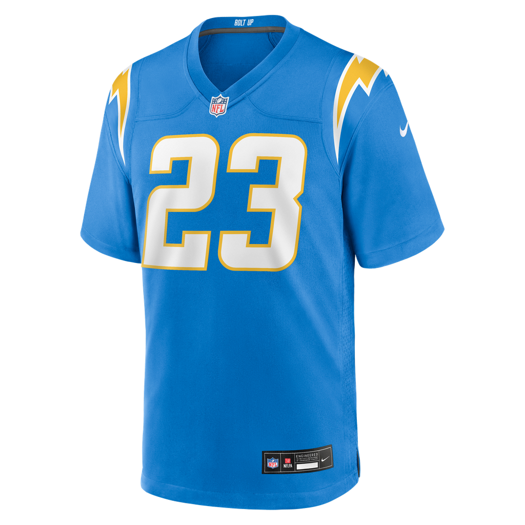 Los Angeles Chargers Tony Jefferson Nike Powder Blue Team Game Jersey