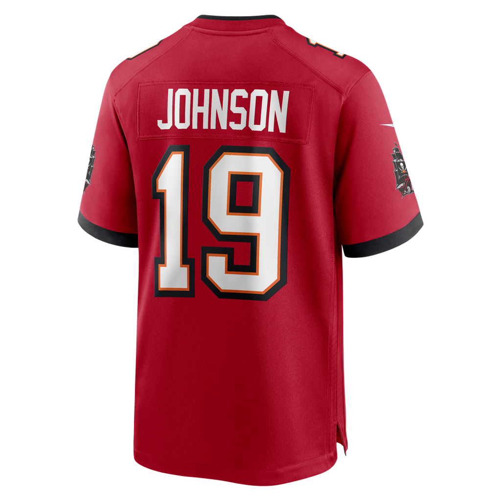 Tampa Bay Buccaneers Keyshawn Johnson Nike Red Game Retired Player Jersey