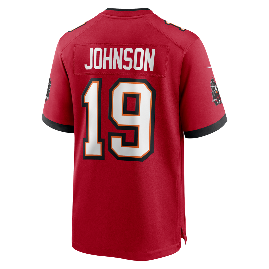 Tampa Bay Buccaneers Keyshawn Johnson Nike Red Game Retired Player Jersey