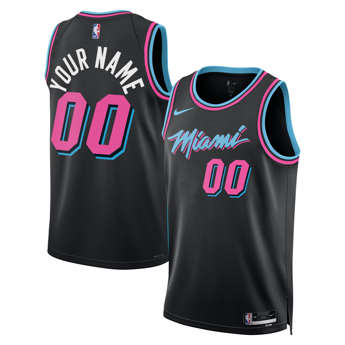 Nike Miami Heat 2025/26 City Edition Swingman Jersey - Custom - Unisex