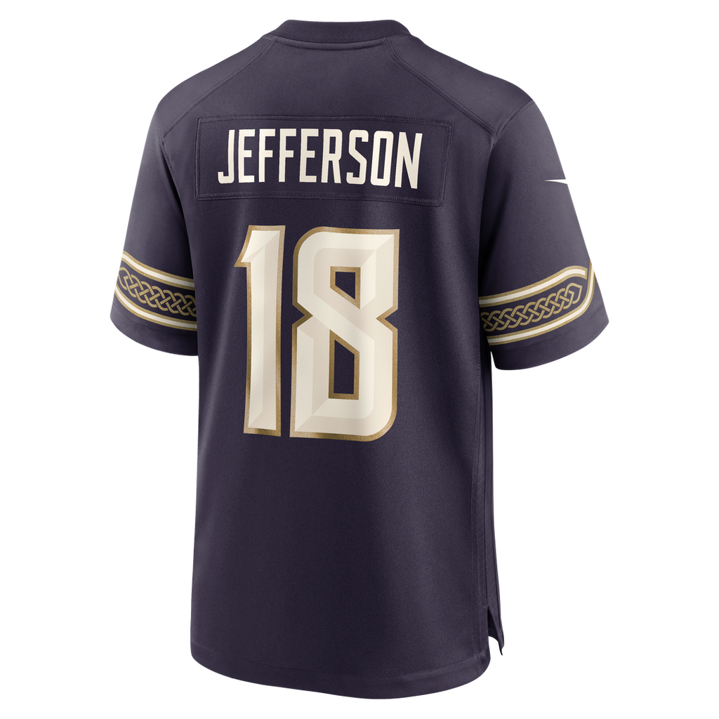 Minnesota Vikings Justin Jefferson Nike Purple 2026 Rivalries Collection Game Jersey