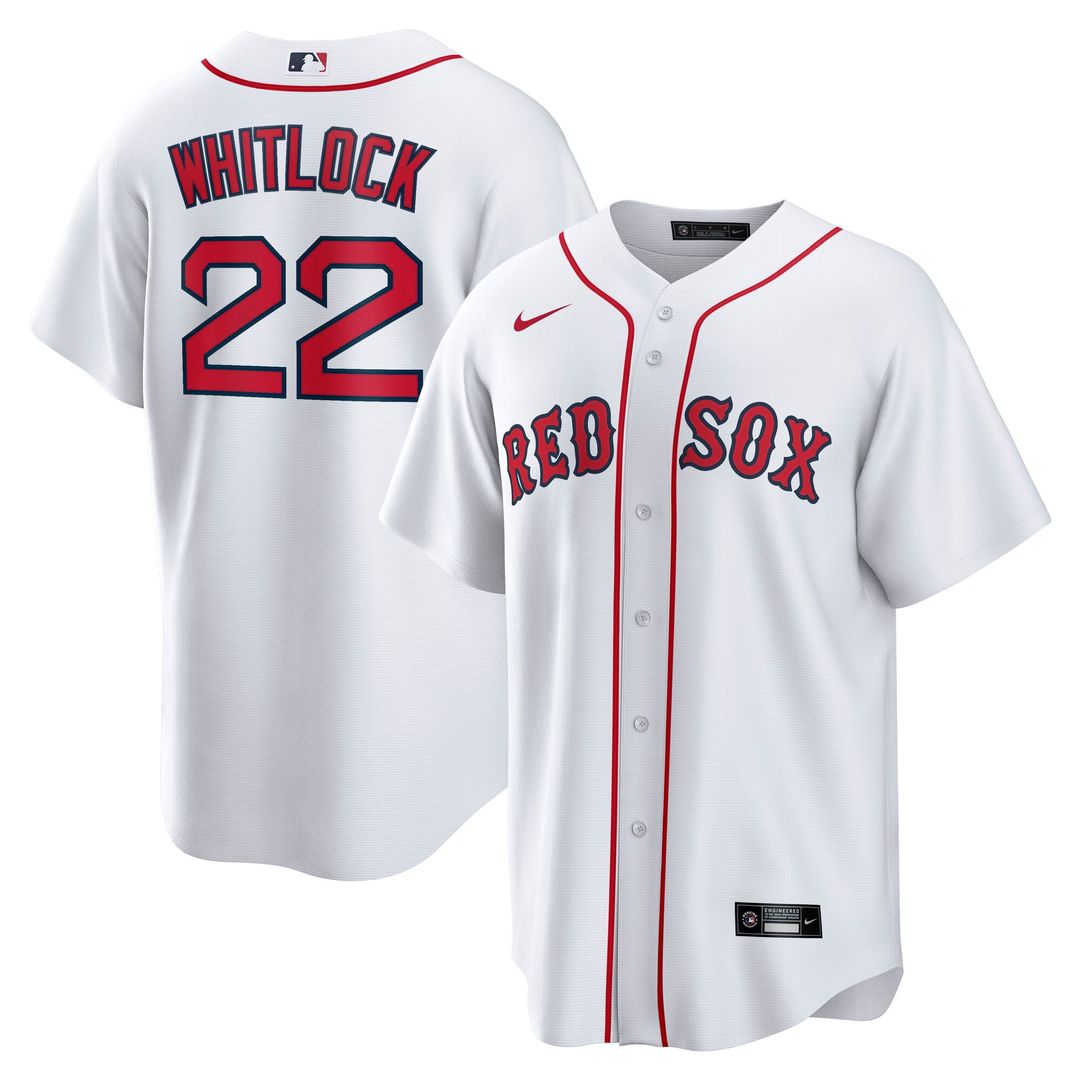 Boston Red Sox Garrett Whitlock Nike White Home Replica Jersey