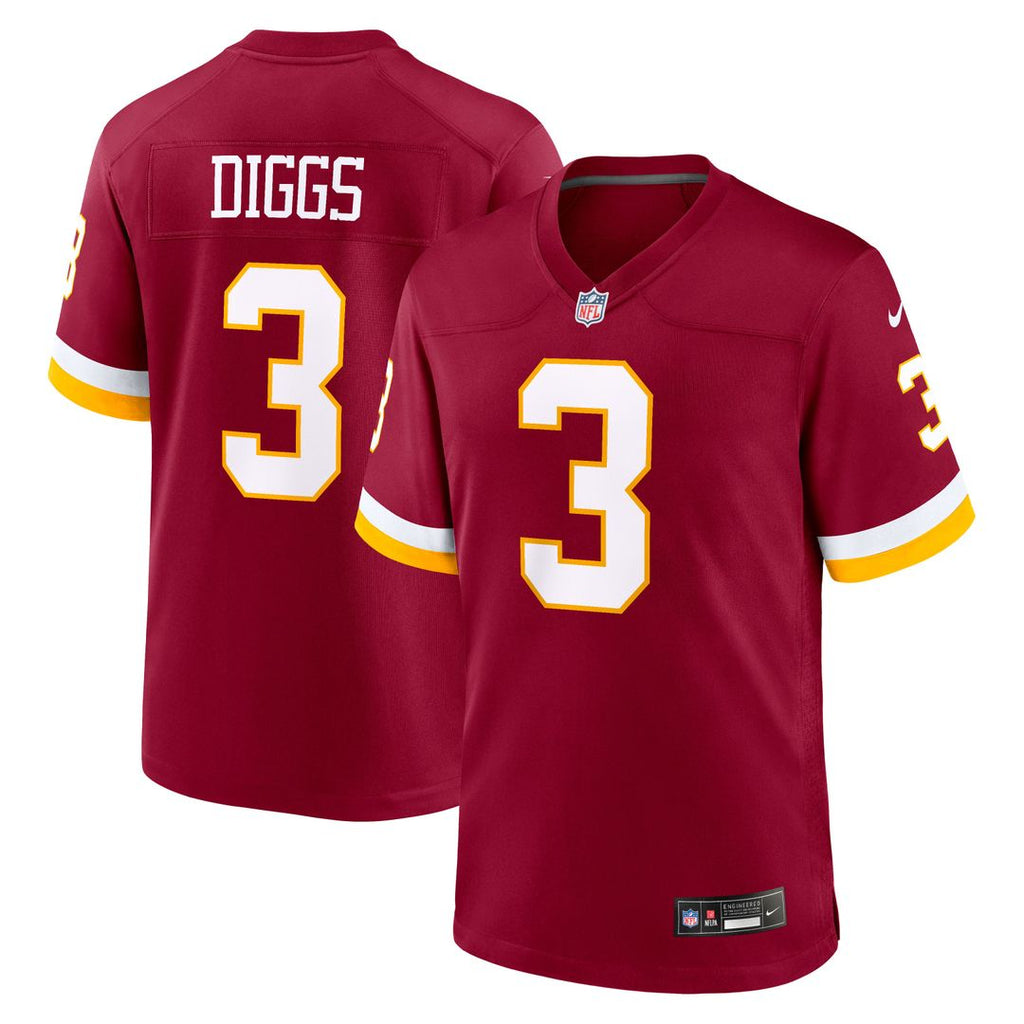 Washington Commanders Stefon Diggs Nike Burgundy Game Jersey