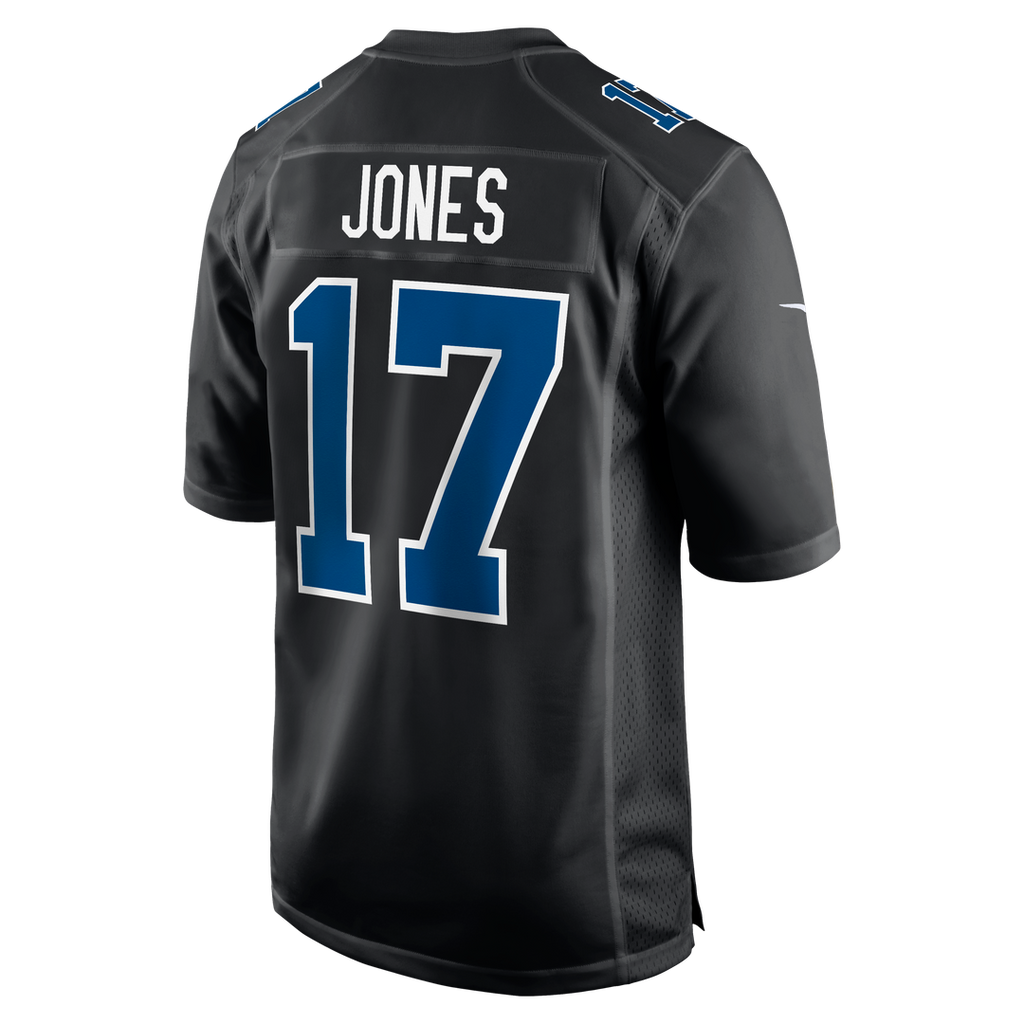 Indianapolis Colts Daniel Jones Nike Carbon Black Fashion Game Jersey