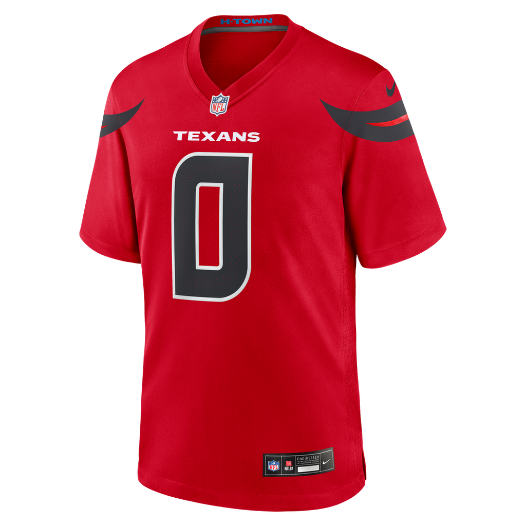 Houston Texans Azeez Al-Shaair Nike Navy Team Game Jersey