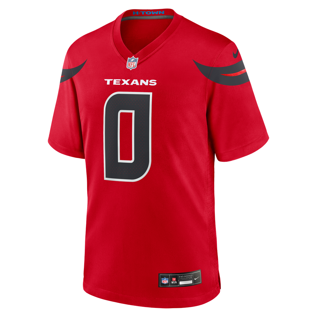 Houston Texans Azeez Al-Shaair Nike Navy Team Game Jersey
