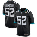 Jacksonville Jaguars DaVon Hamilton Nike Black Game Jersey