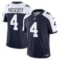 Dallas Cowboys Dak Prescott Nike Navy Alternate Vapor F.U.S.E. Stitched Limited Jersey
