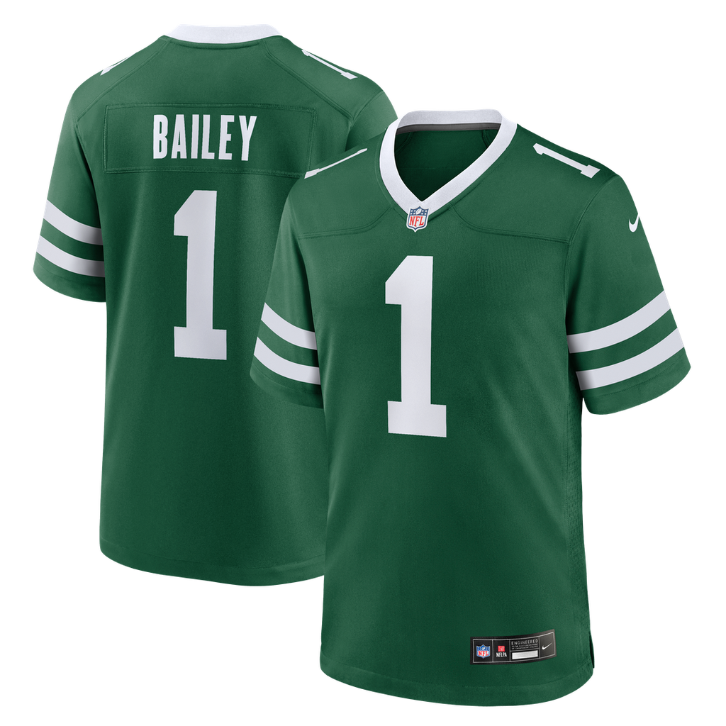 New York Jets David Bailey Nike Green Team Game Jersey