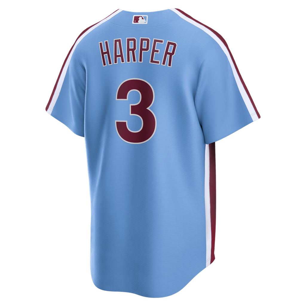 Philadelphia Phillies Bryce Harper Nike Light Blue Alternate Replica Jersey