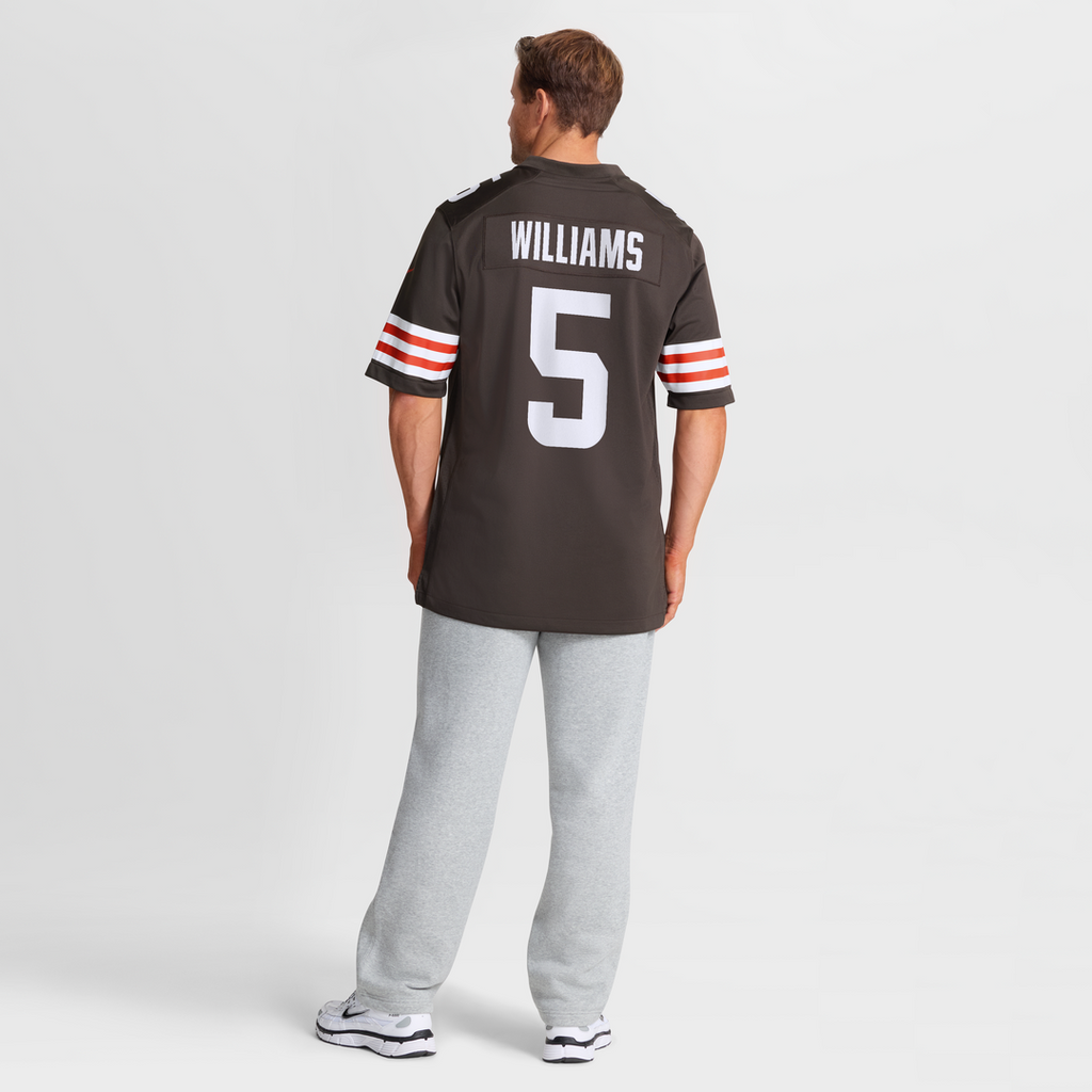 Cleveland Browns Quincy Williams Nike Brown Team Game Jersey