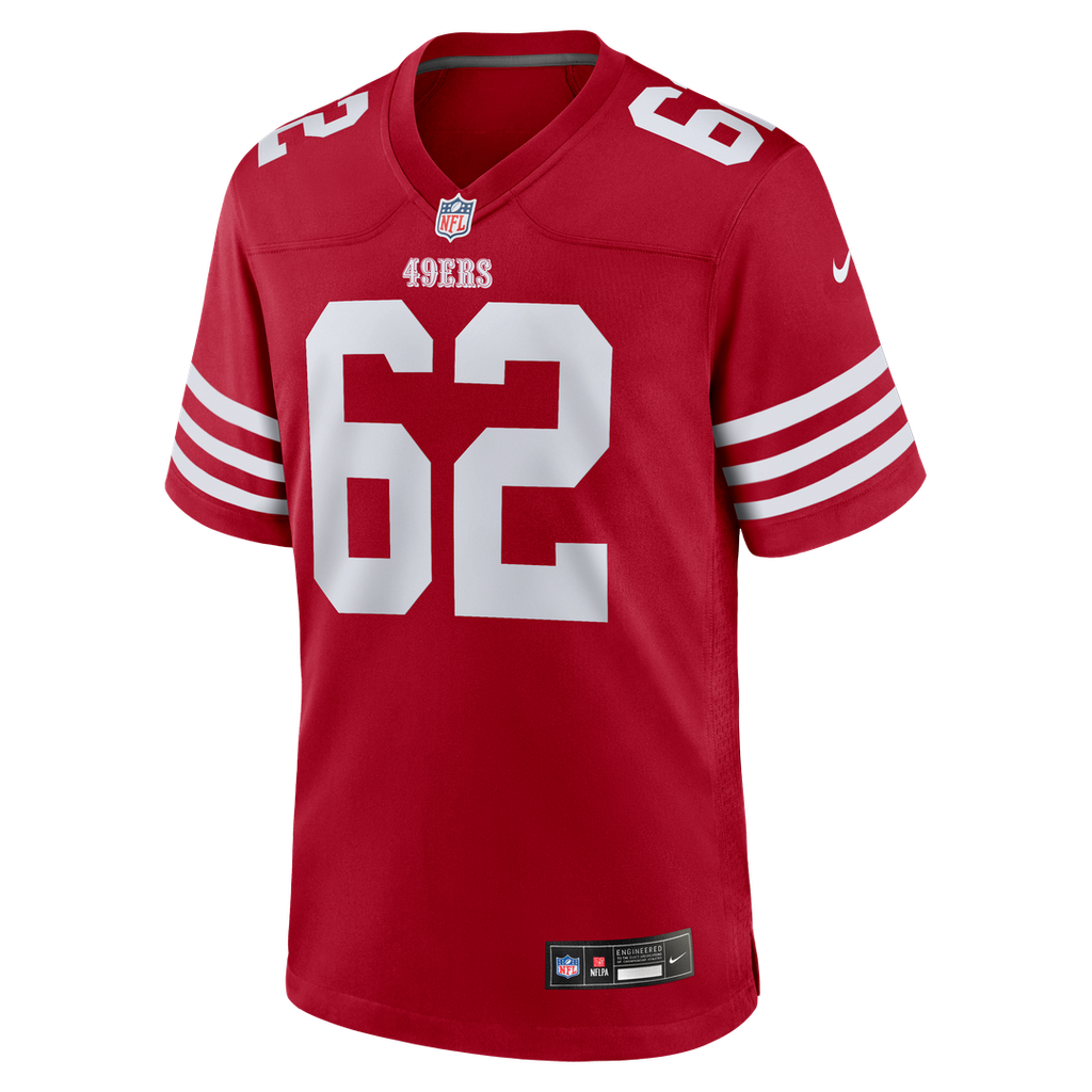 San Francisco 49ers Austen Pleasants Nike Scarlet Team Game Jersey
