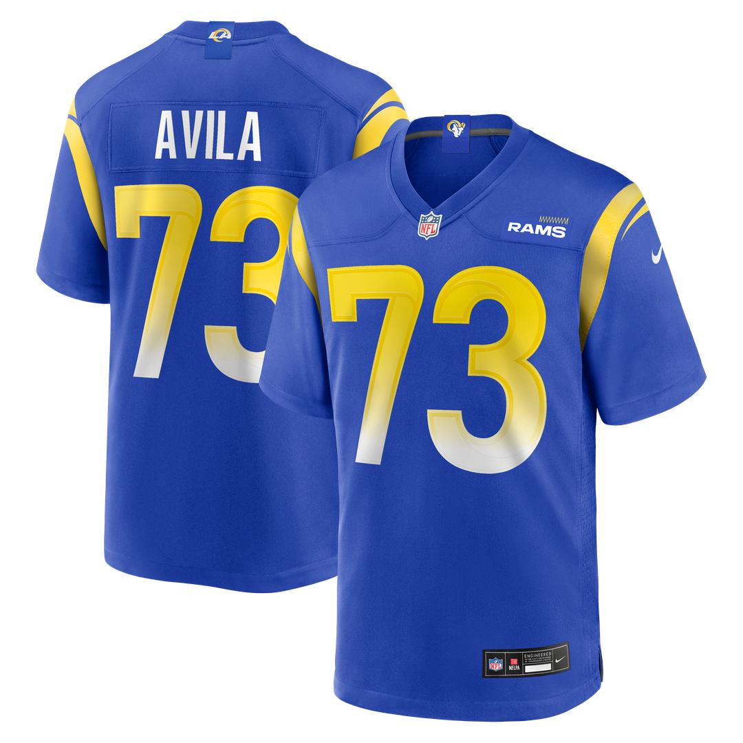 Los Angeles Rams Steve Avila Nike Royal Home Game Jersey