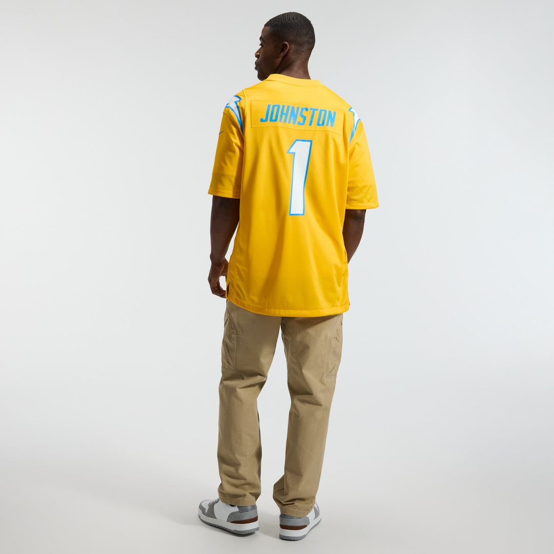 Los Angeles Chargers Quentin Johnston Nike Powder Blue Game Player Jersey
