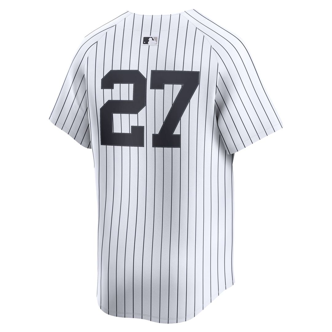 New York Yankees Giancarlo Stanton Nike White Home Limited Player Jersey