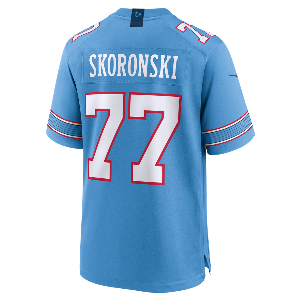 Tennessee Titans Peter Skoronski Nike Light Blue Game Jersey