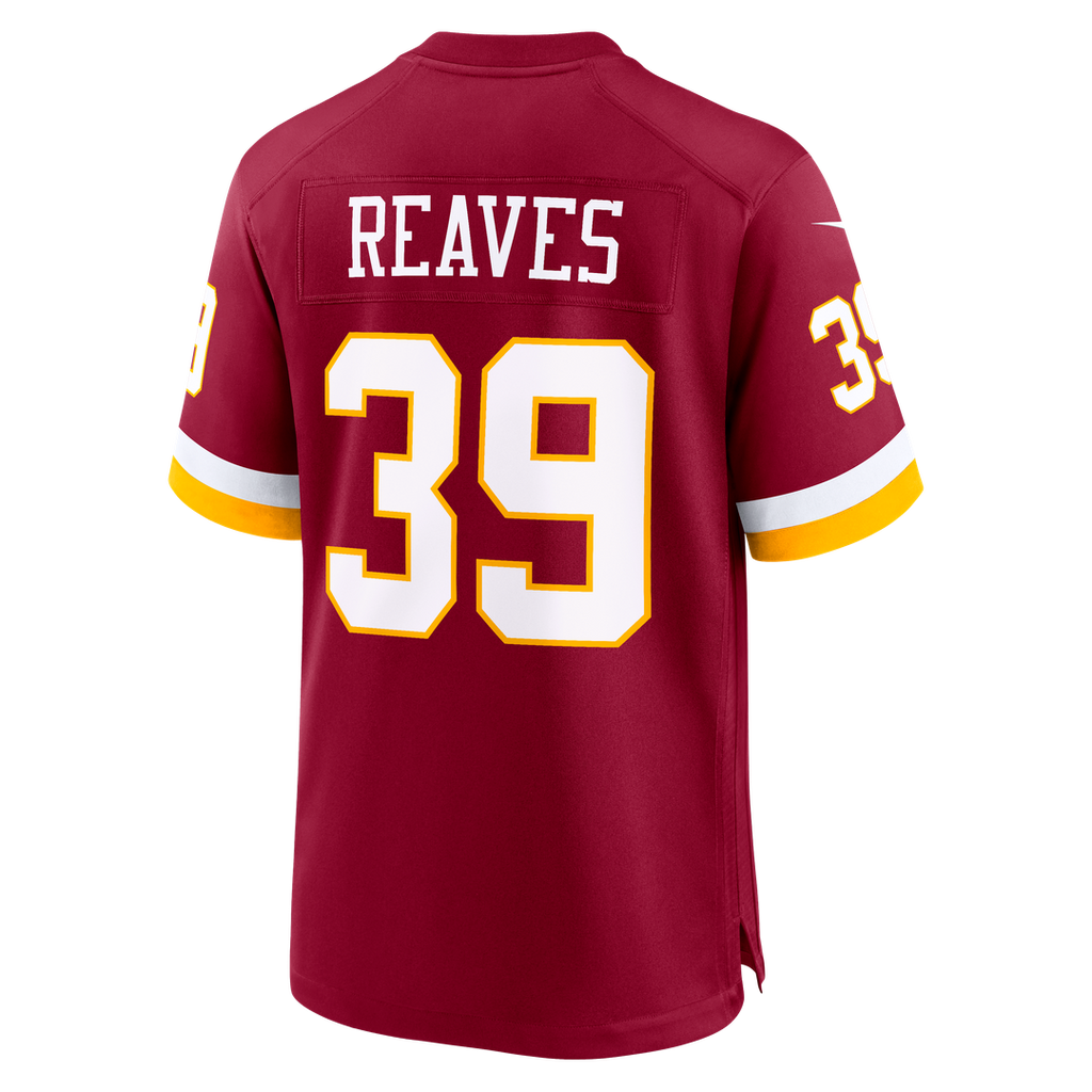 Washington Commanders Jeremy Reaves Nike White Game Super Bowl Era Jersey