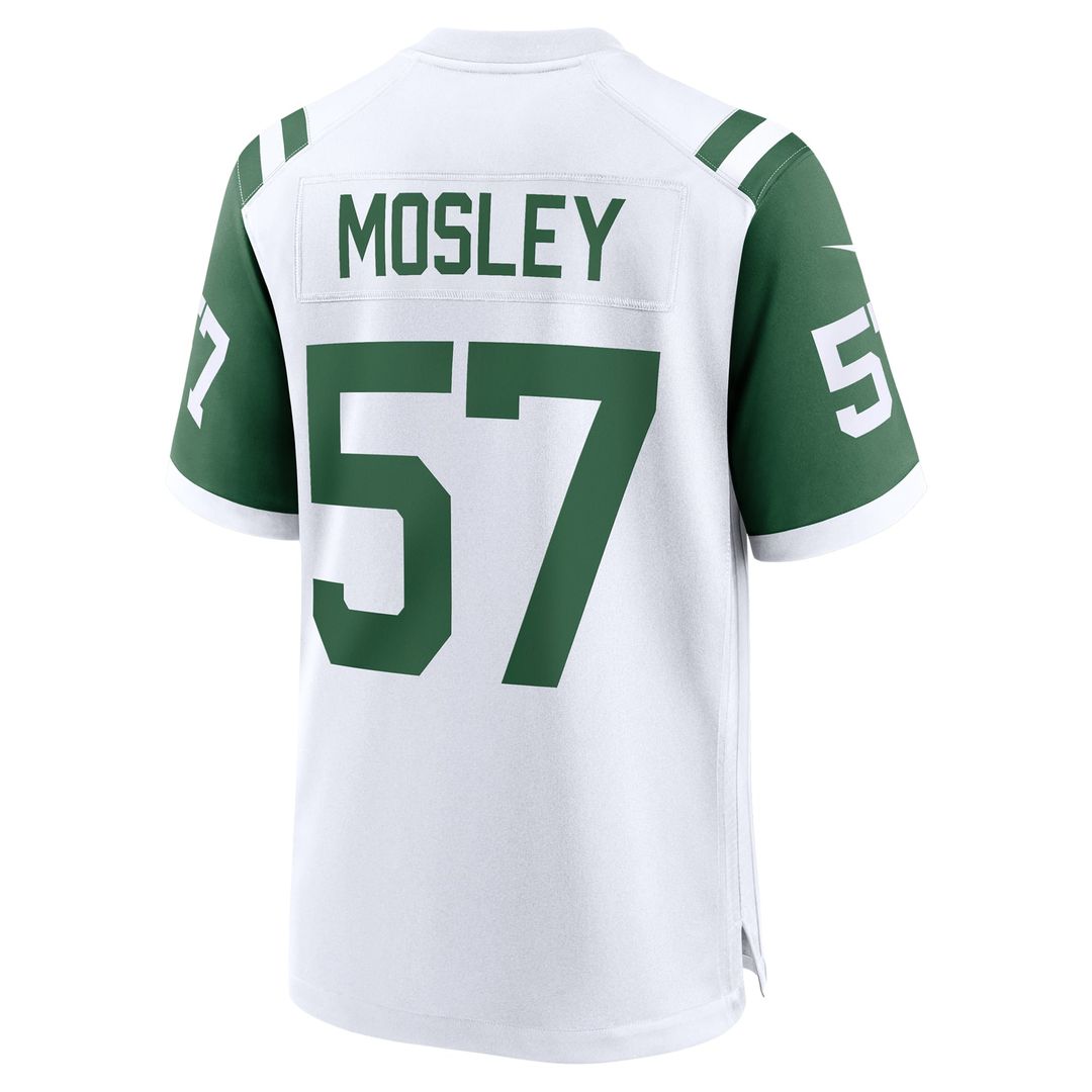 New York Jets C.J. Mosley Nike White Classic Alternate Game Jersey